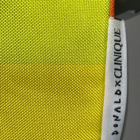 NWOT Clinique X Donald striped canvas tote - Picture 3 of 4